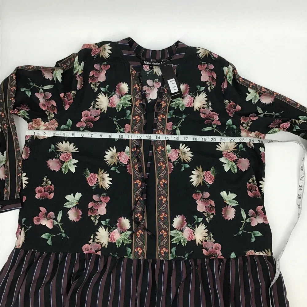 Tolani Collection Ruffled Hem Floral Print Tunic - Picture 11 of 14